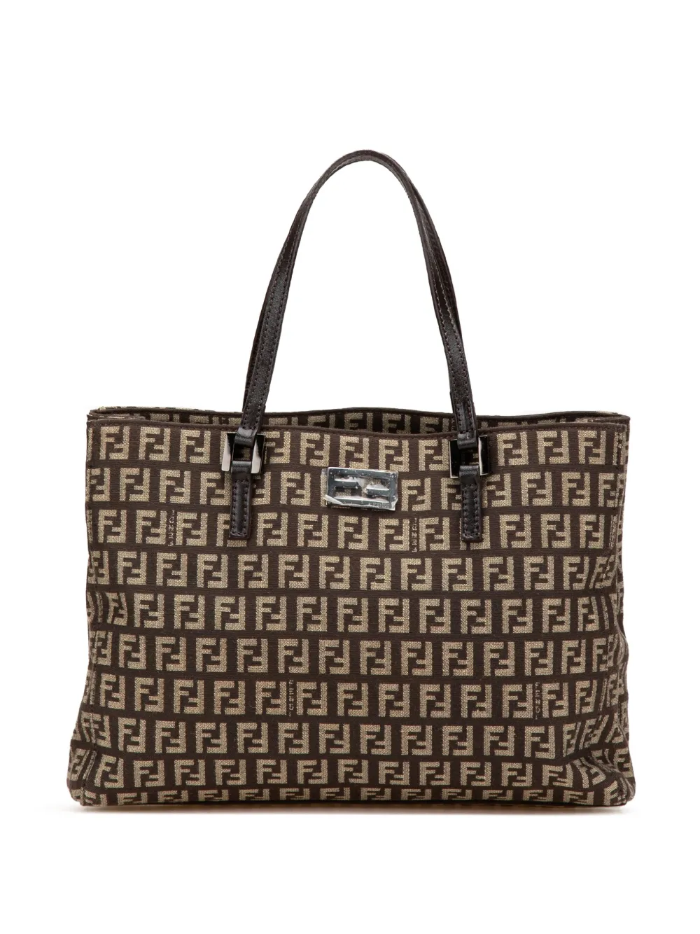 Fendi Pre-Owned 2010-2025 Small Zucchino Canvas tote bag | Brown | Image 1