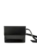 Merryl Tielman Debby geometric-panelled leather belt bag - Black