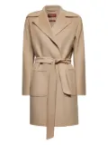 Max Mara belted wool coat - Brown