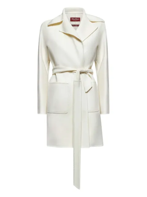 Max Mara belted wrap coat