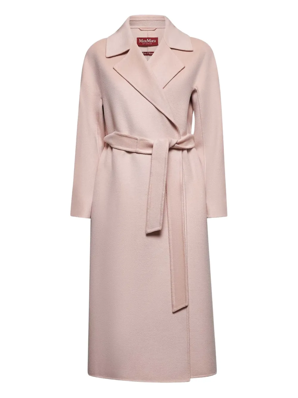 Max Mara belted wool coat Roze