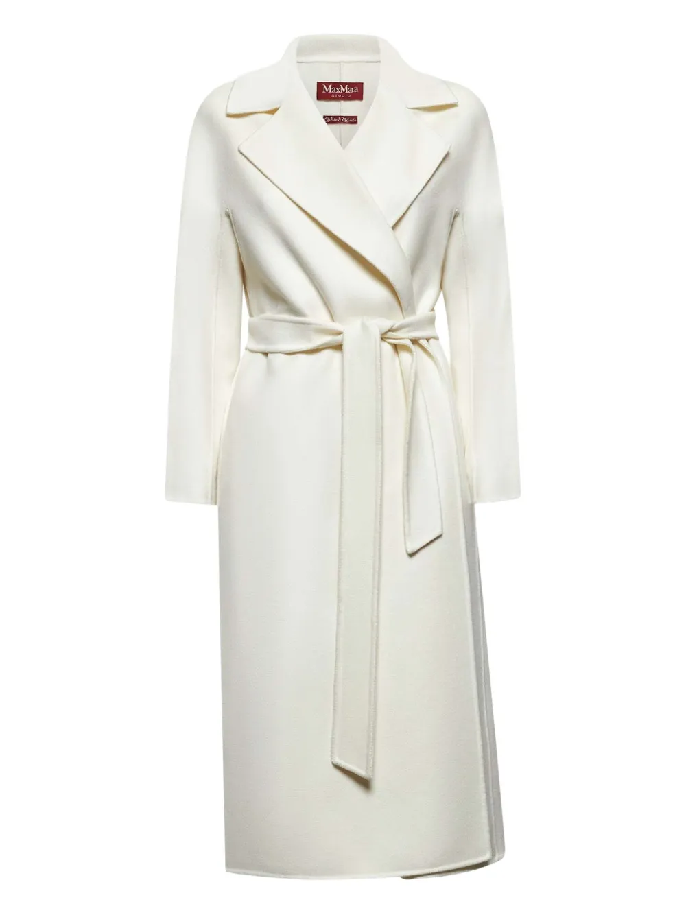 Max Mara belted wool coat Beige
