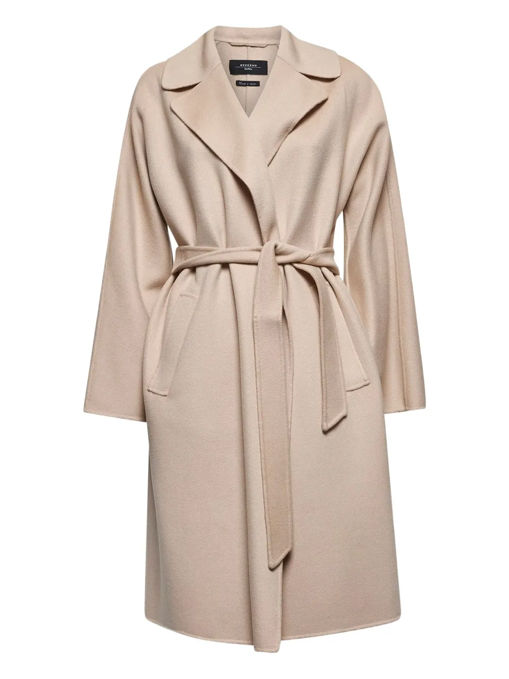 Weekend Max Mara belted raglan-sleeve coat Beige