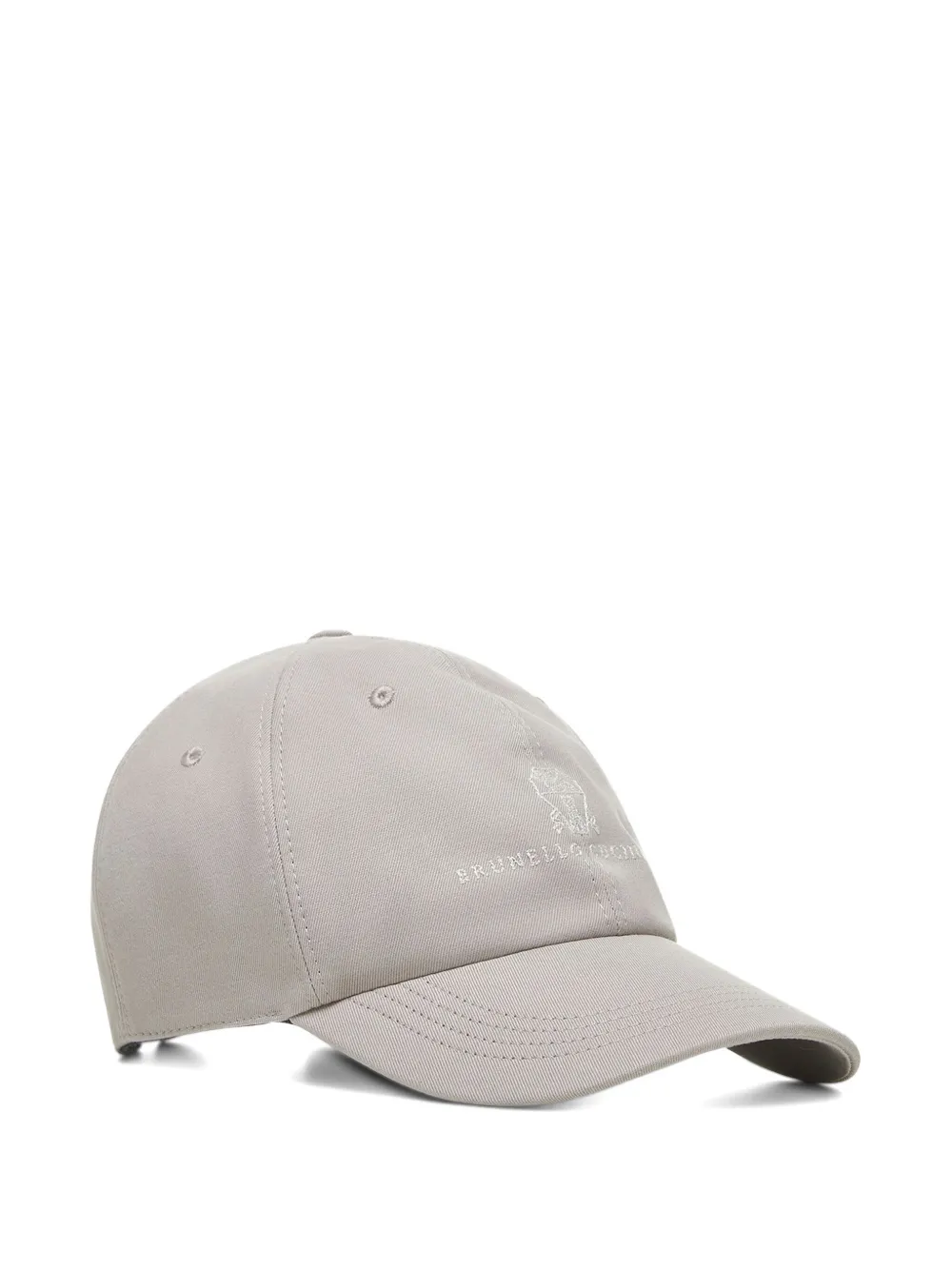 Brunello Cucinelli Pet met geborduurd logo Beige