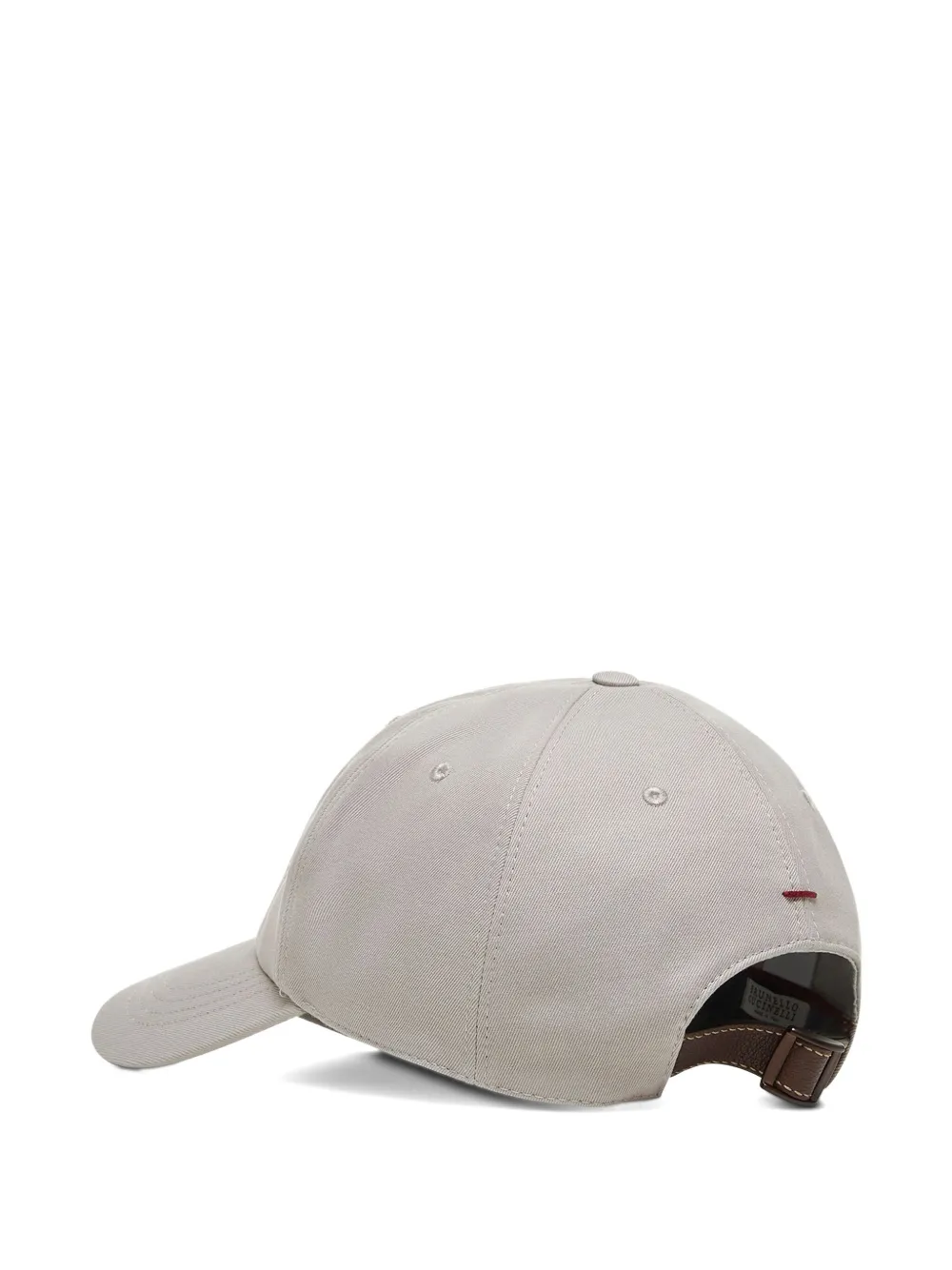 Brunello Cucinelli Pet met geborduurd logo Beige