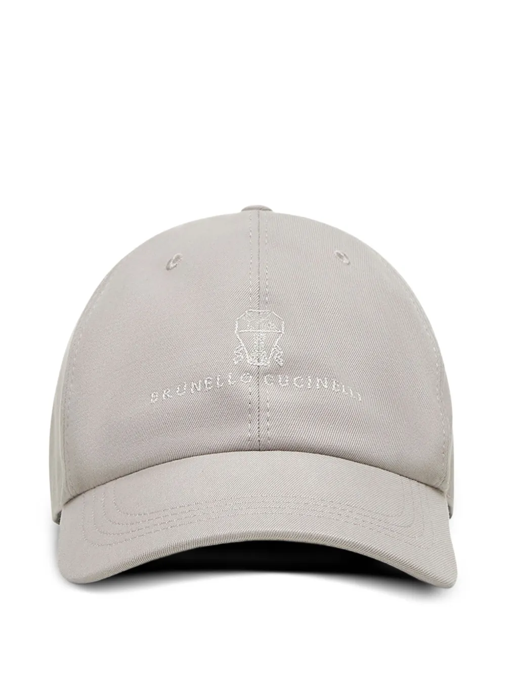 Brunello Cucinelli Pet met geborduurd logo Beige