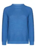 Weekend Max Mara raglan-sleeve cotton sweater - Blue