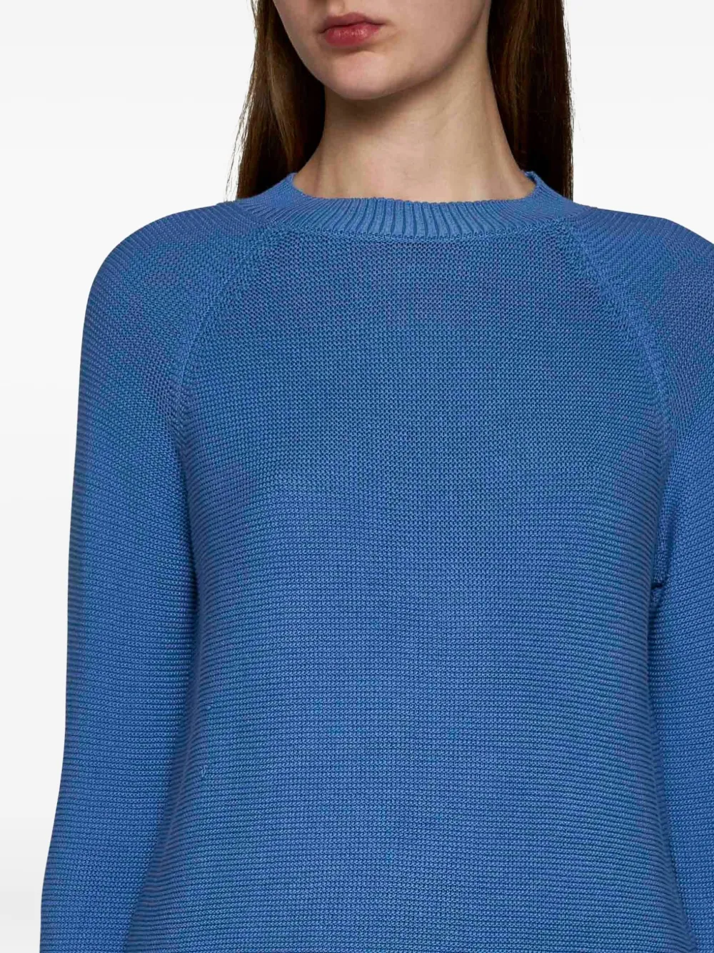 Weekend Max Mara Katoenen trui met raglan mouwen Blauw