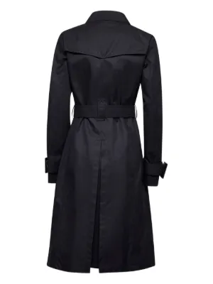 HERNO ヘルノ トレンチコート ベルト付き ショート丈 ロゴボタン 黒色 L HERNO（ヘルノ）トレンチコート・レインコート - FARFETCH
