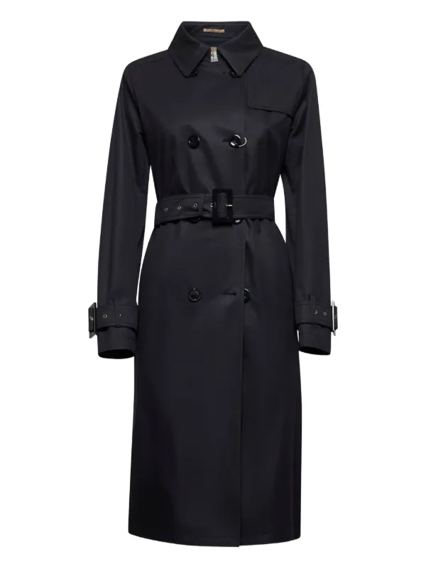 【送料&関税込】Herno Double Breasted Belted Coat Herno Belted double-breasted Coat | Blue | FARFETCH HK