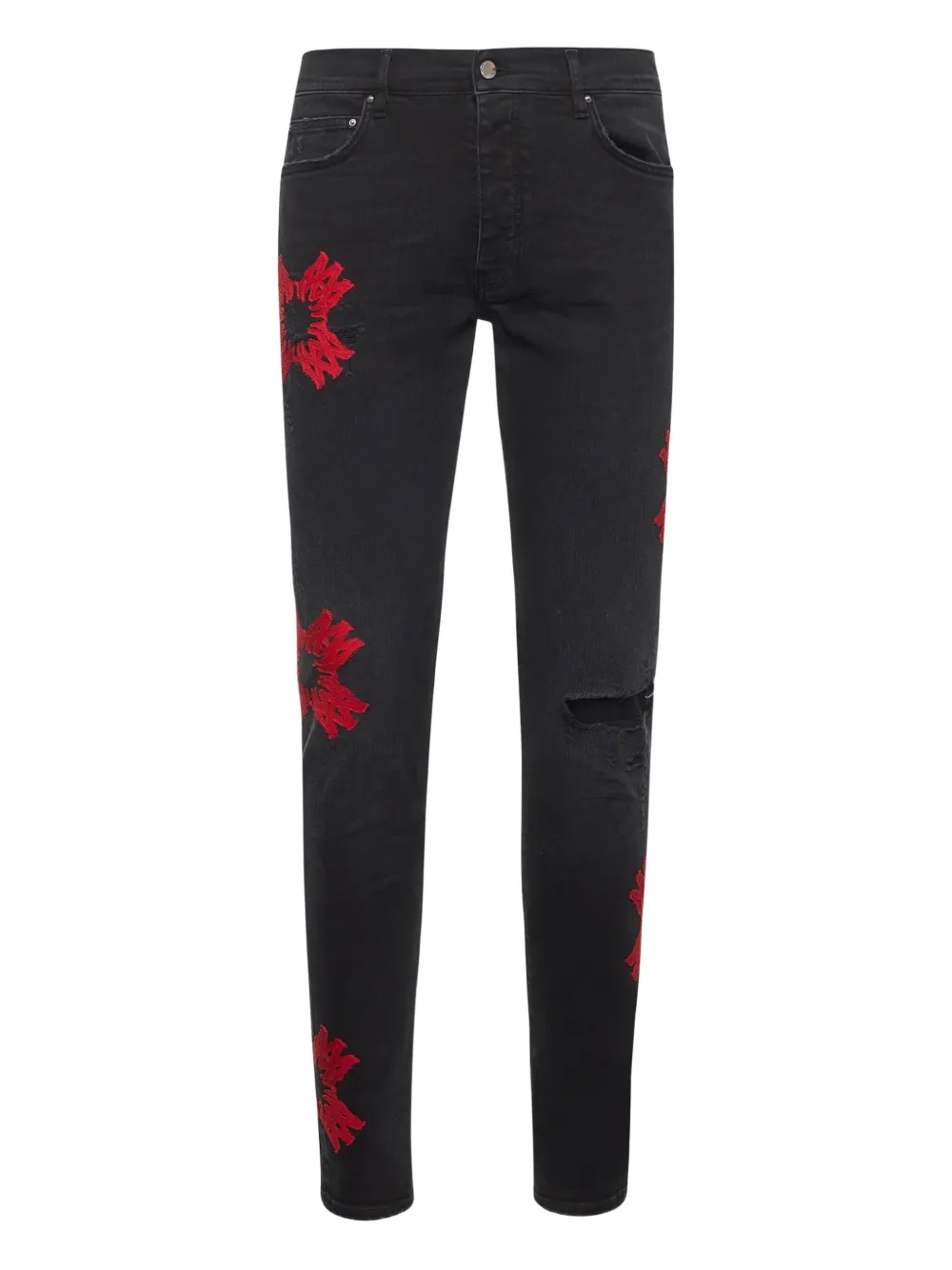 AMIRI red-patch jeans Blauw