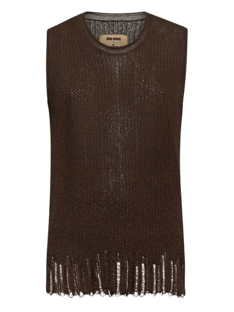Uma Wang ribbed sleeveless top