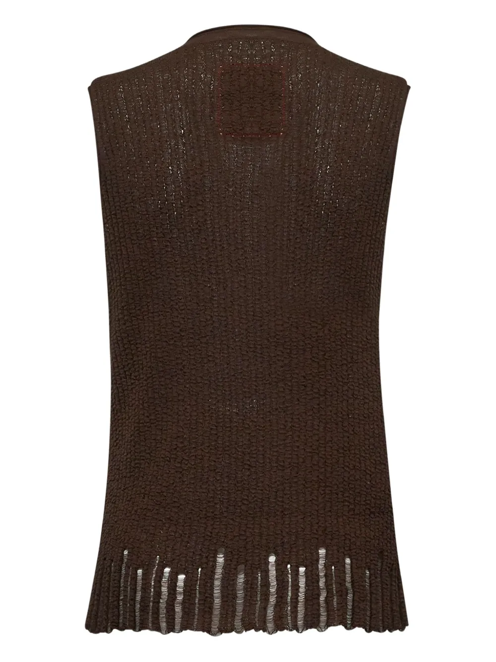 Uma Wang ribbed sleeveless top | Vests & Tank Tops | Image 2