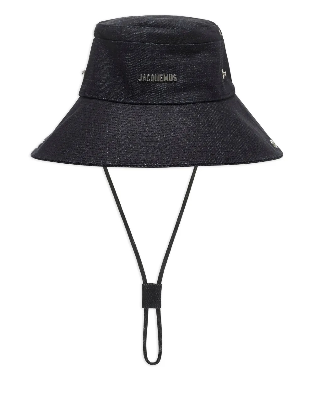Jacquemus Denim vissershoed Zwart
