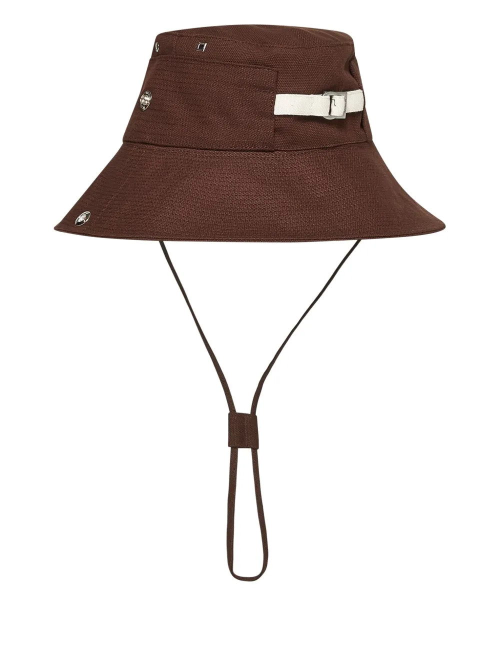 Jacquemus Vissershoed met logo Bruin