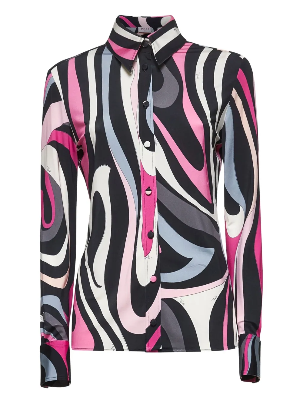 PUCCI Marmo buttoned shirt | Black | Image 1