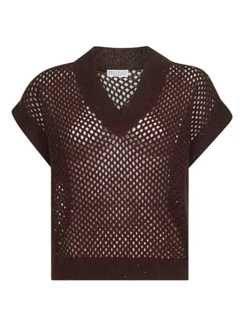 Brunello Cucinelli sequin-embellished T-shirt