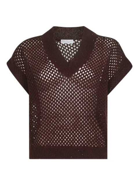 Brunello Cucinelli sequin-embellished T-shirt
