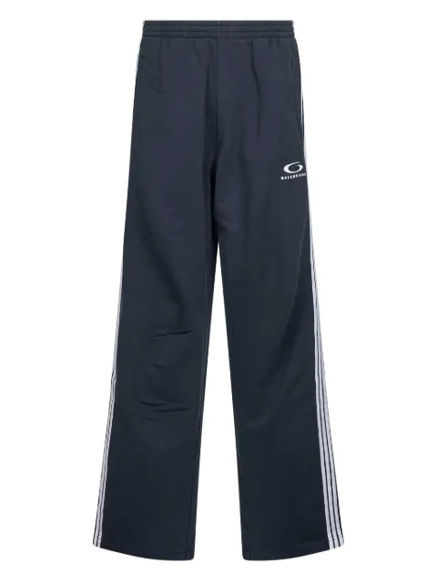Balenciaga embroidered-striped track pants