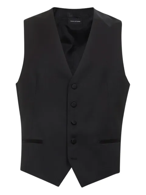 Tagliatore five-button satin-back waistcoat