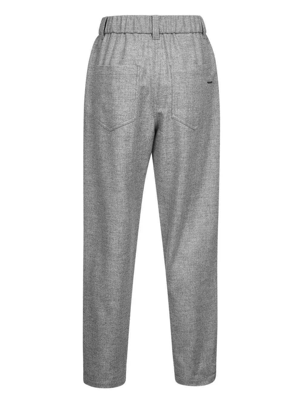 Brunello Cucinelli Pantalon met elastische taille Grijs