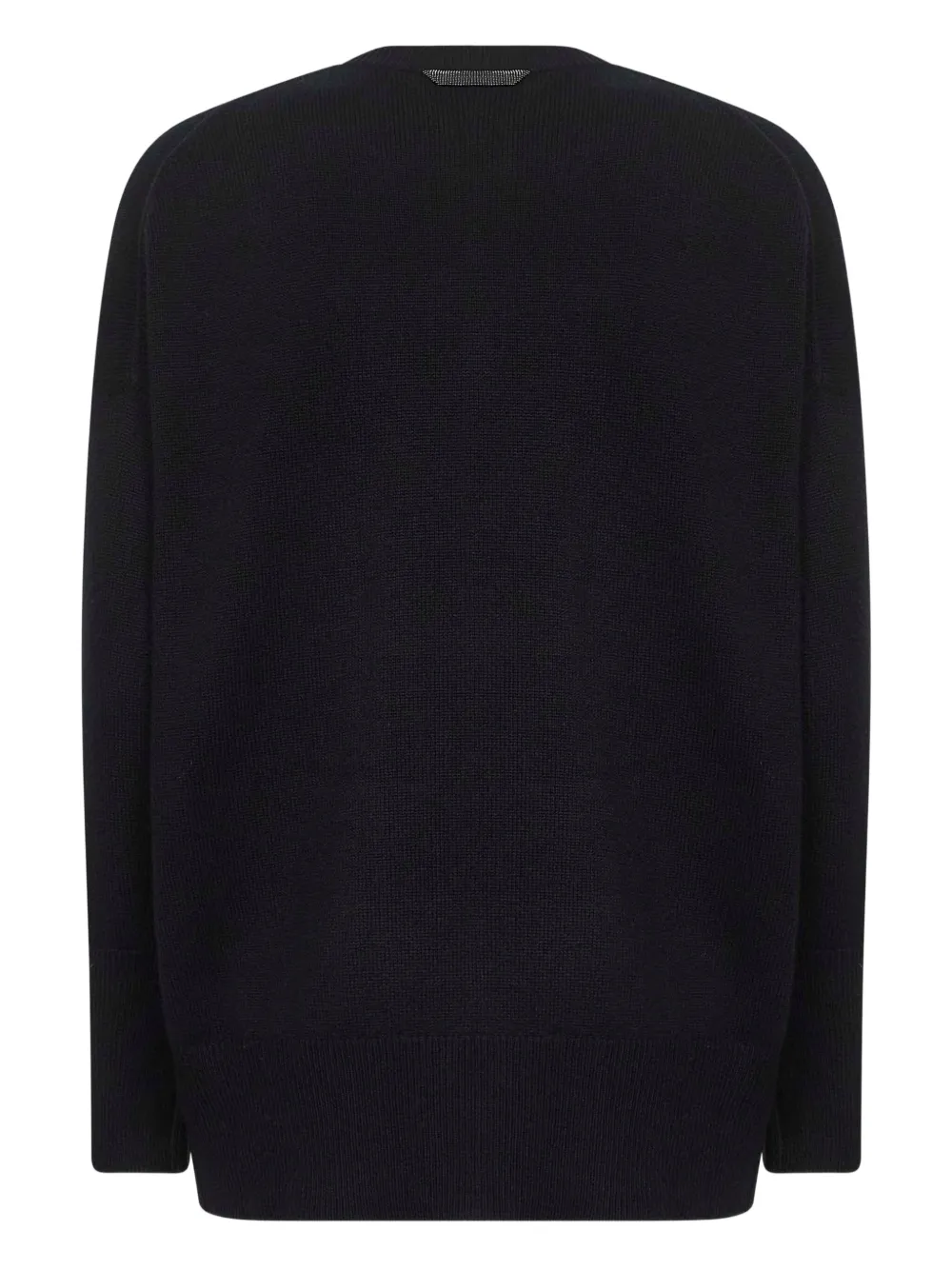 Brunello Cucinelli Kasjmier trui met ronde hals Zwart