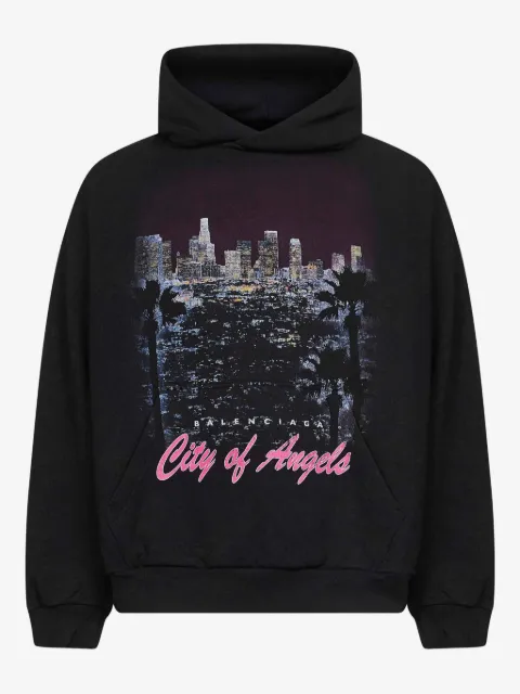 Balenciaga hoodie con estampado city-of-angels