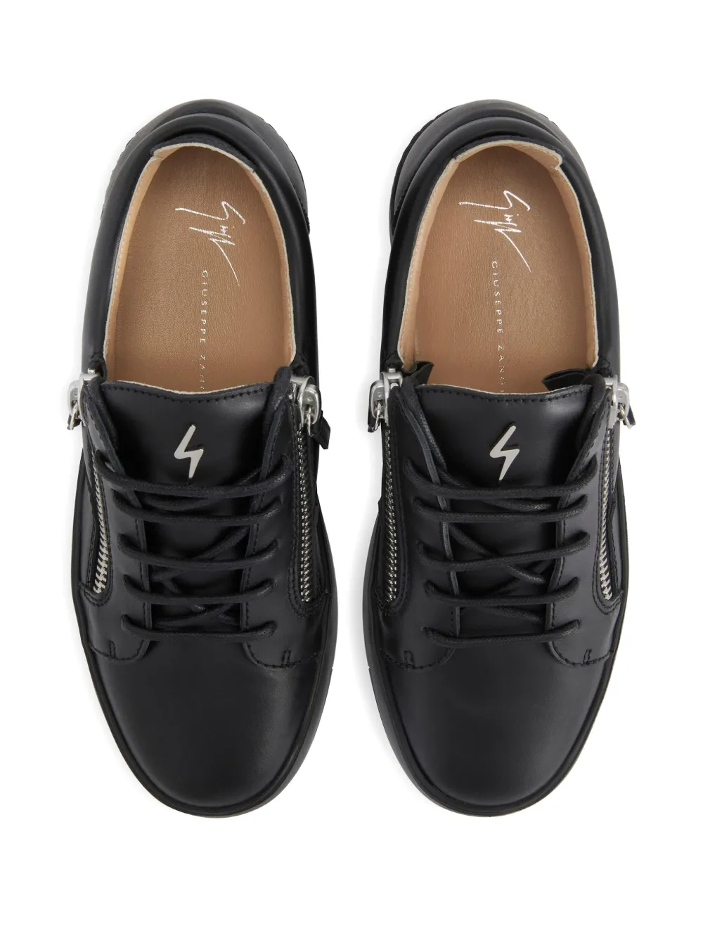 Giuseppe Zanotti Gail sneakers met rits Zwart