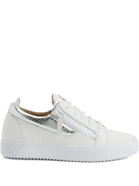 Giuseppe Zanotti Gail zip-detail leather sneakers 