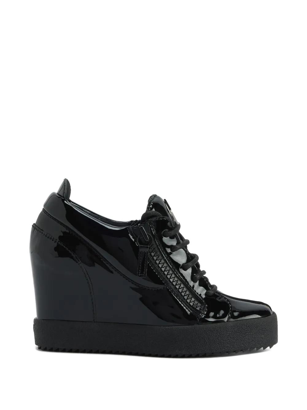 Giuseppe Zanotti Addy Wedge zip-fastening sneakers Black