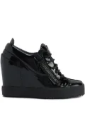 Giuseppe Zanotti Addy Wedge zip-fastening sneakers - Black