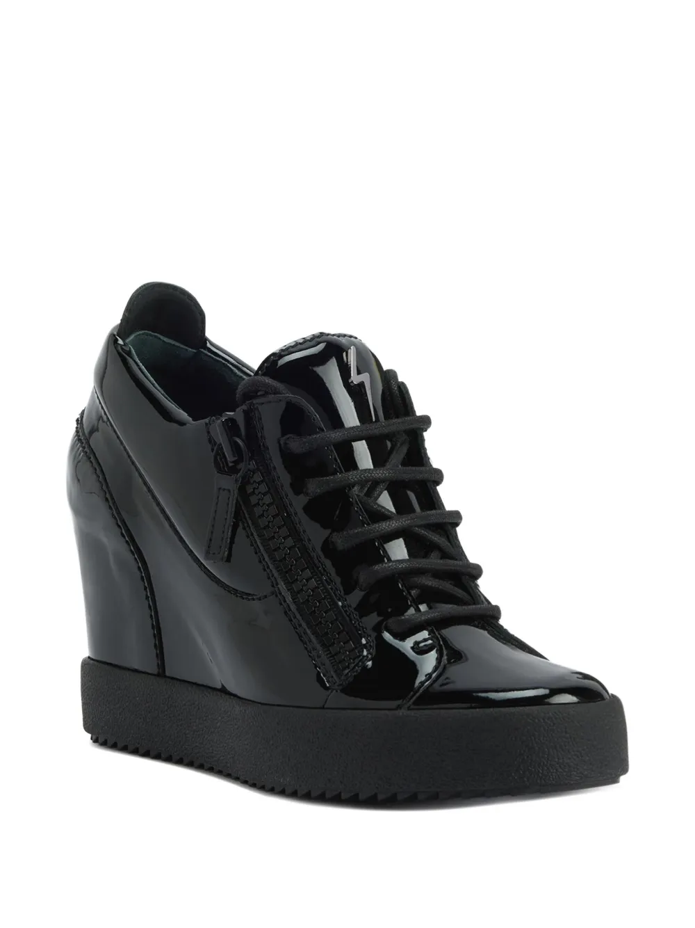 Giuseppe Zanotti Addy Wedge zip-fastening sneakers Black