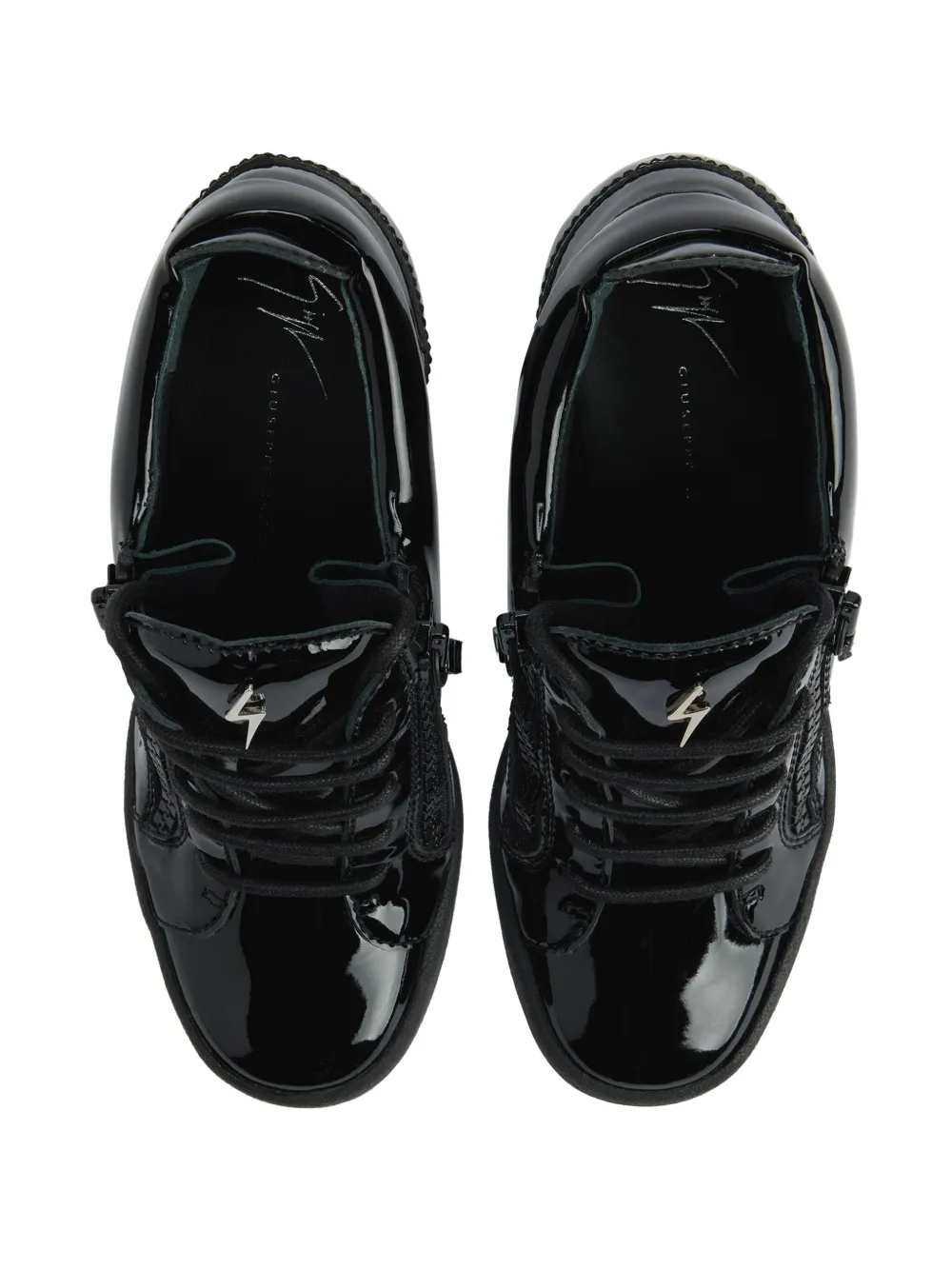 Giuseppe Zanotti Addy Wedge zip-fastening sneakers Black