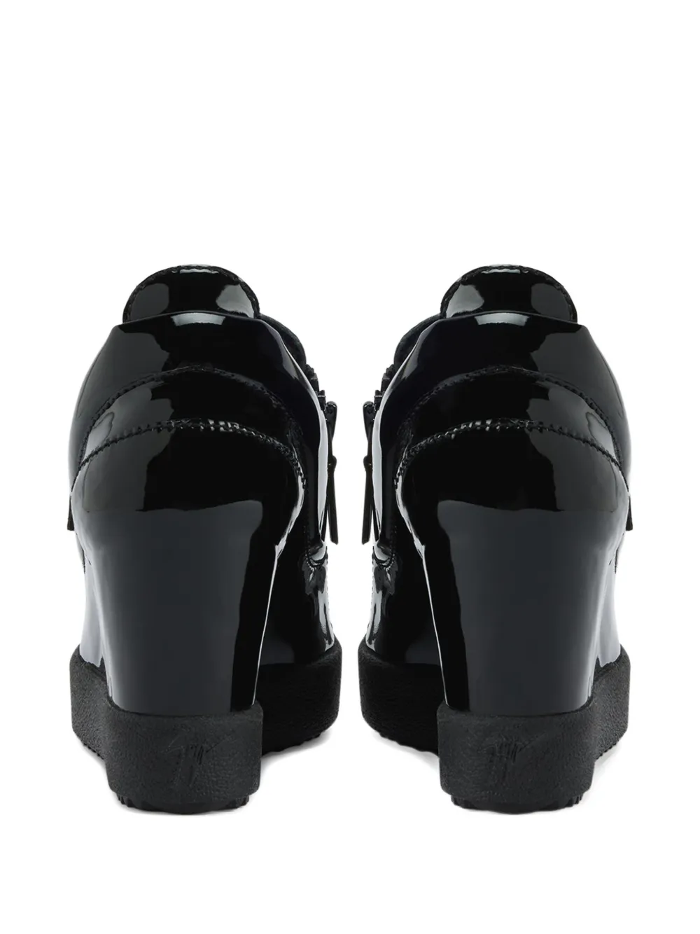 Giuseppe Zanotti Addy Wedge zip-fastening sneakers Black
