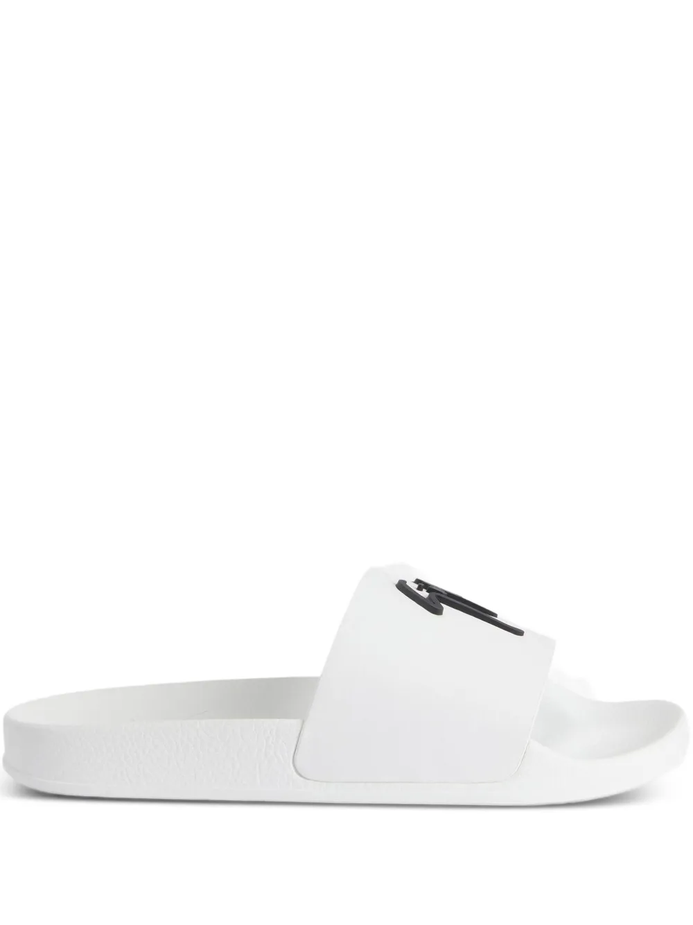 Giuseppe Zanotti Brett logo-embellished slides White
