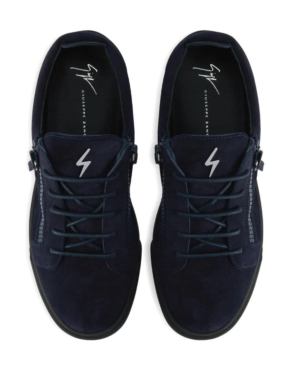 Giuseppe Zanotti Frankie zip-lace sneakers Blue