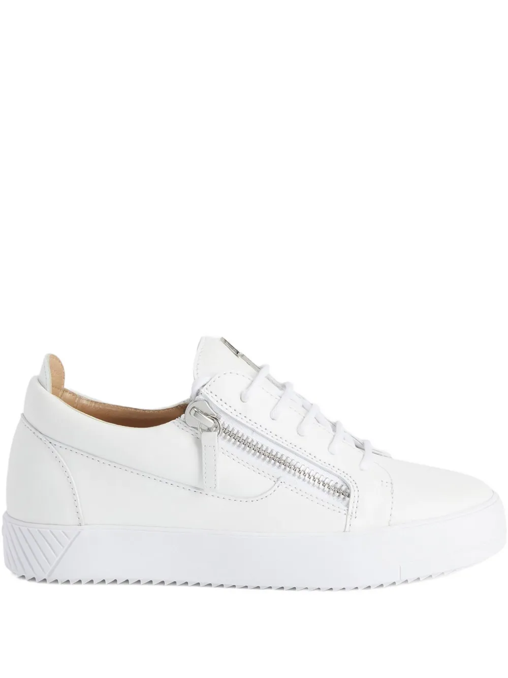 Giuseppe Zanotti Gail sneakers met rits Wit
