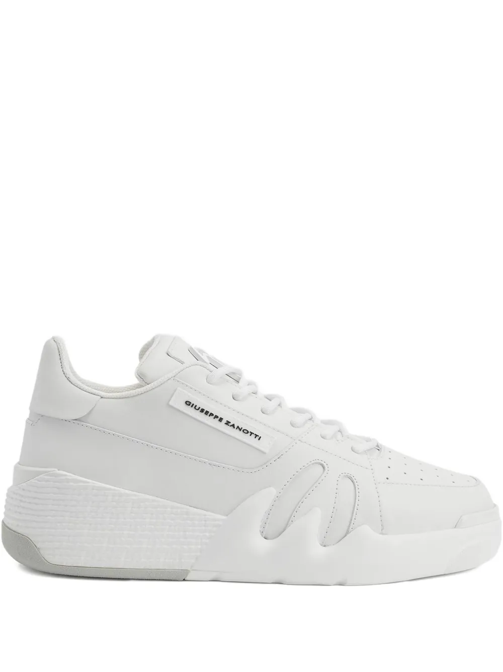 Giuseppe Zanotti Talon leather sneakers White