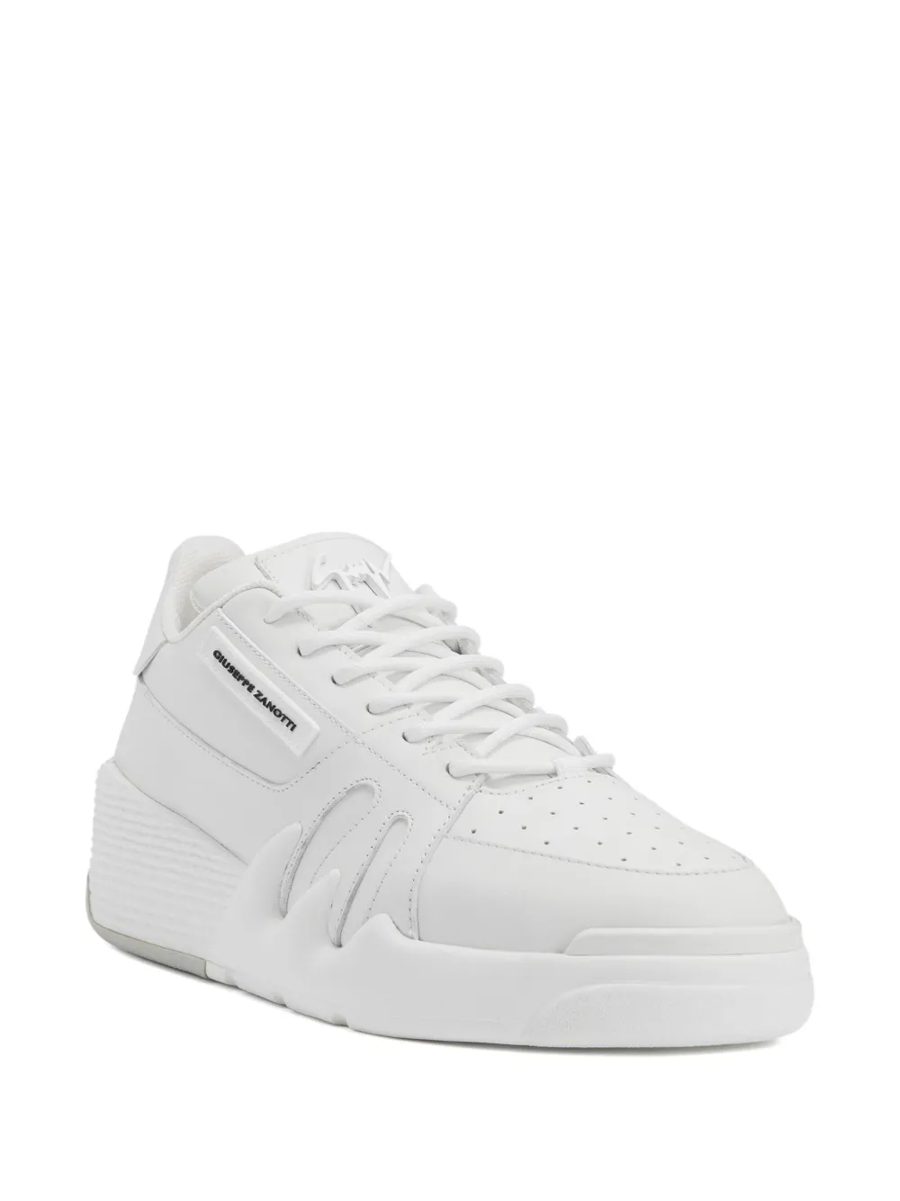 Giuseppe Zanotti Talon leather sneakers White