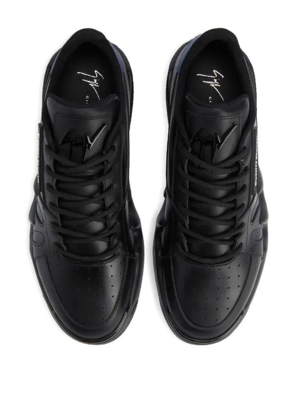 Giuseppe Zanotti Talon レザースニーカー | ブラック | FARFETCH JP
