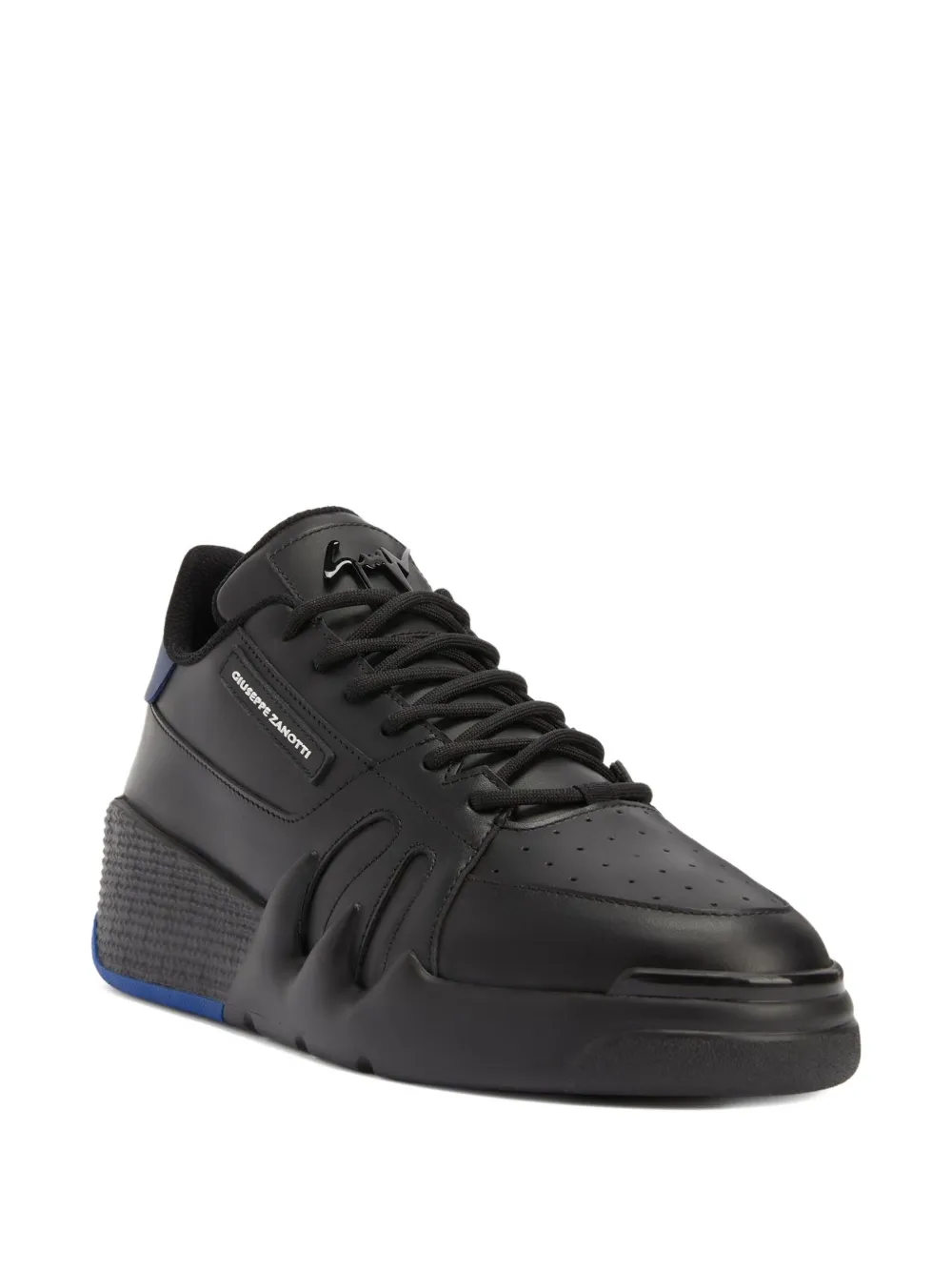 Giuseppe Zanotti Talon leather sneakers Black