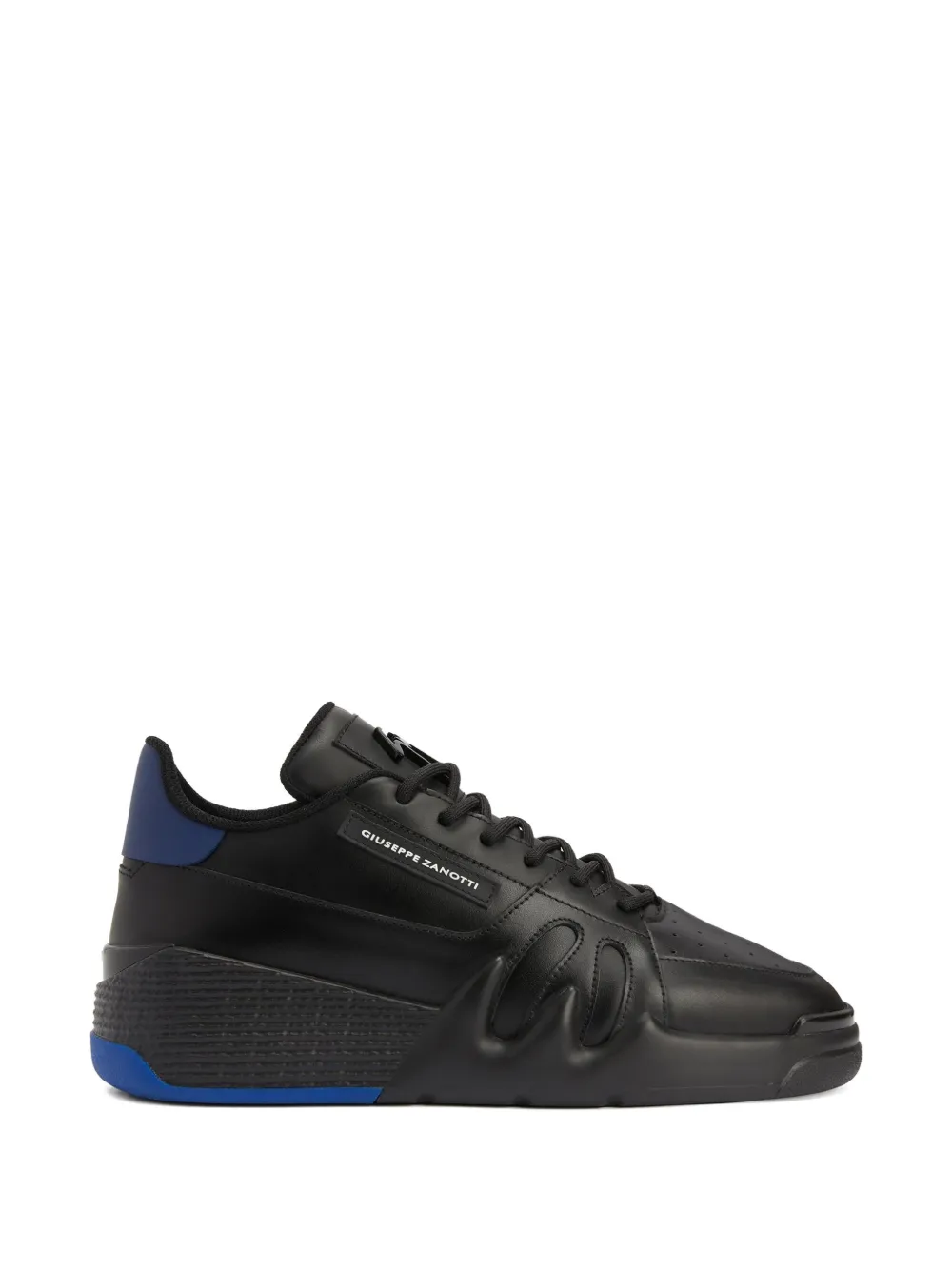 Giuseppe Zanotti Talon leather sneakers Black