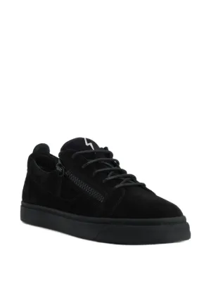 Giuseppe Zanotti Talon Leather Sneakers | Black | FARFETCH
