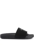 Giuseppe Zanotti crystal-embellished slides - Black