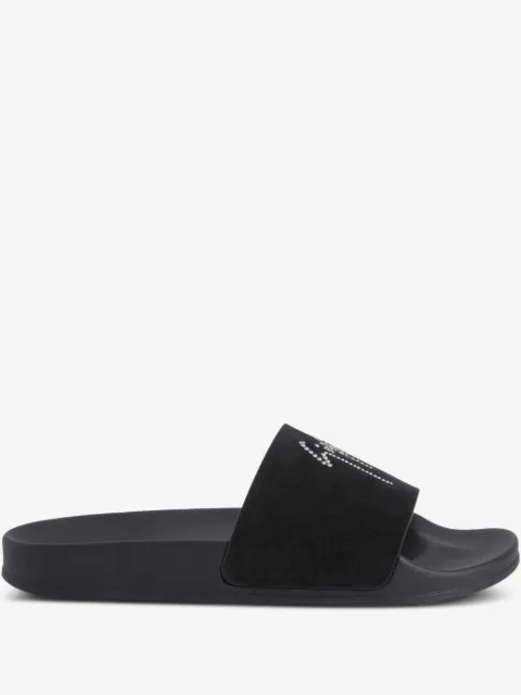 Giuseppe Zanotti crystal-embellished slides