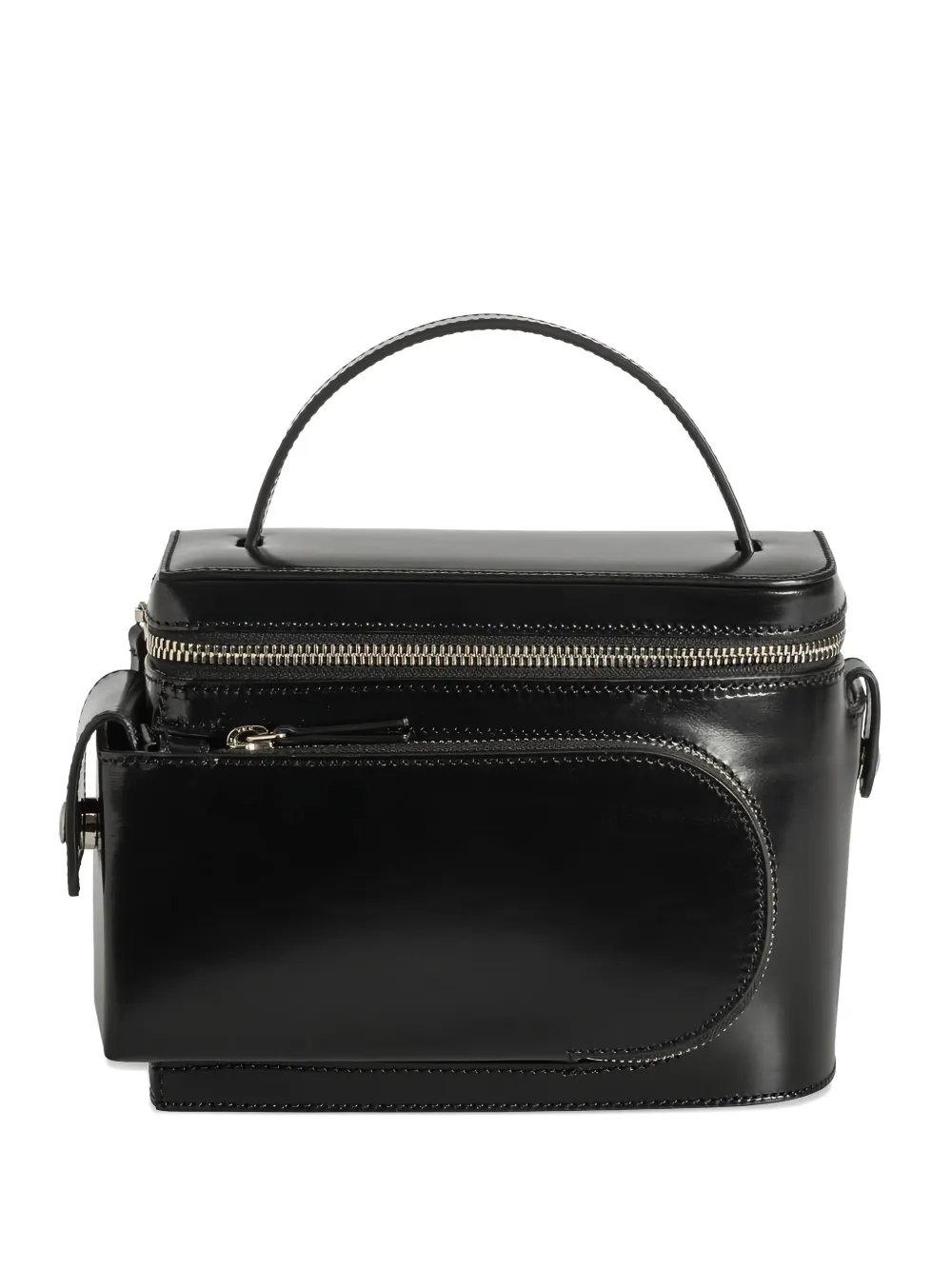 Merryl Tielman Esther zip-pocket leather bag | Black | Image 1