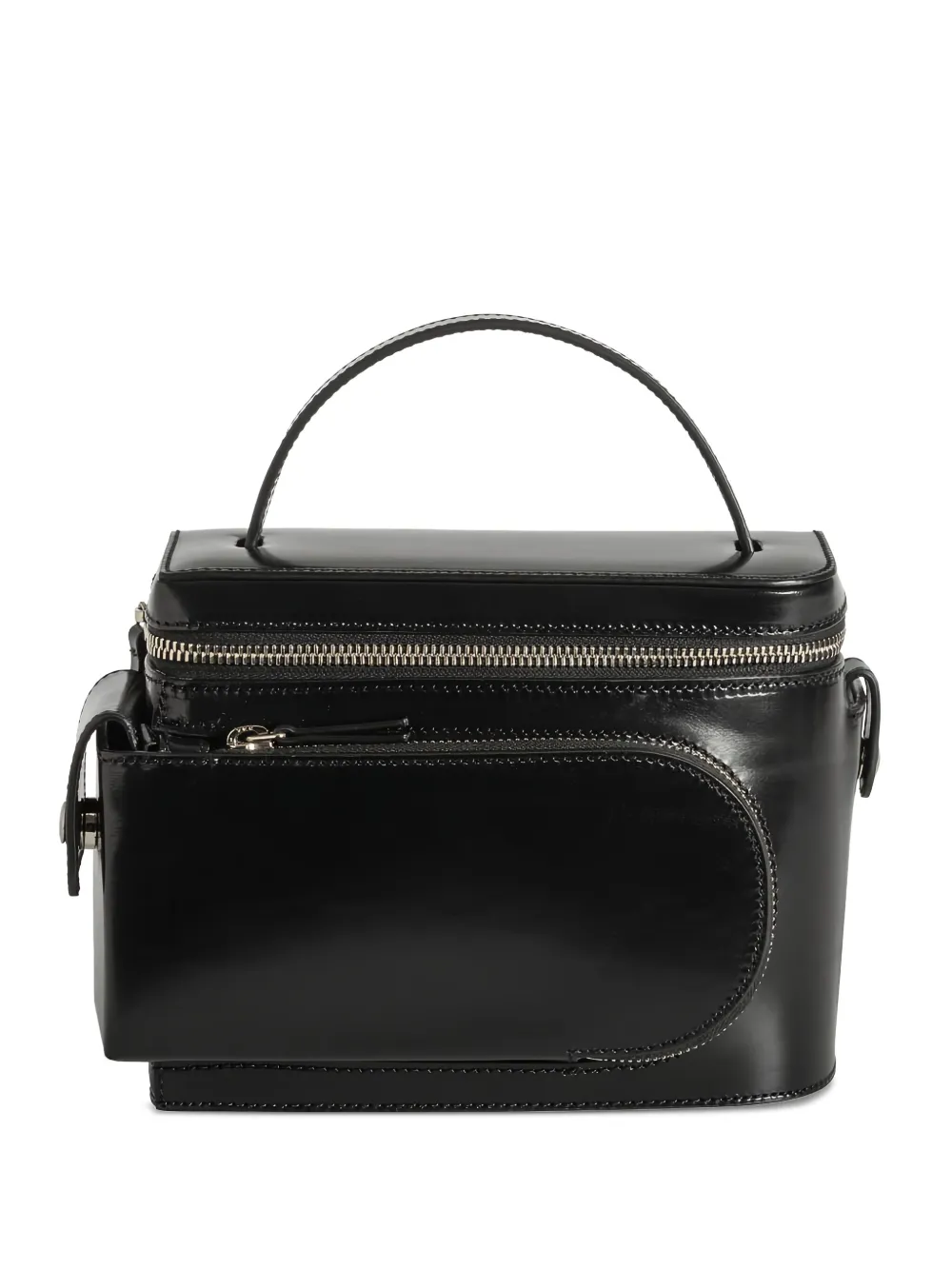 Esther zip-pocket leather bag