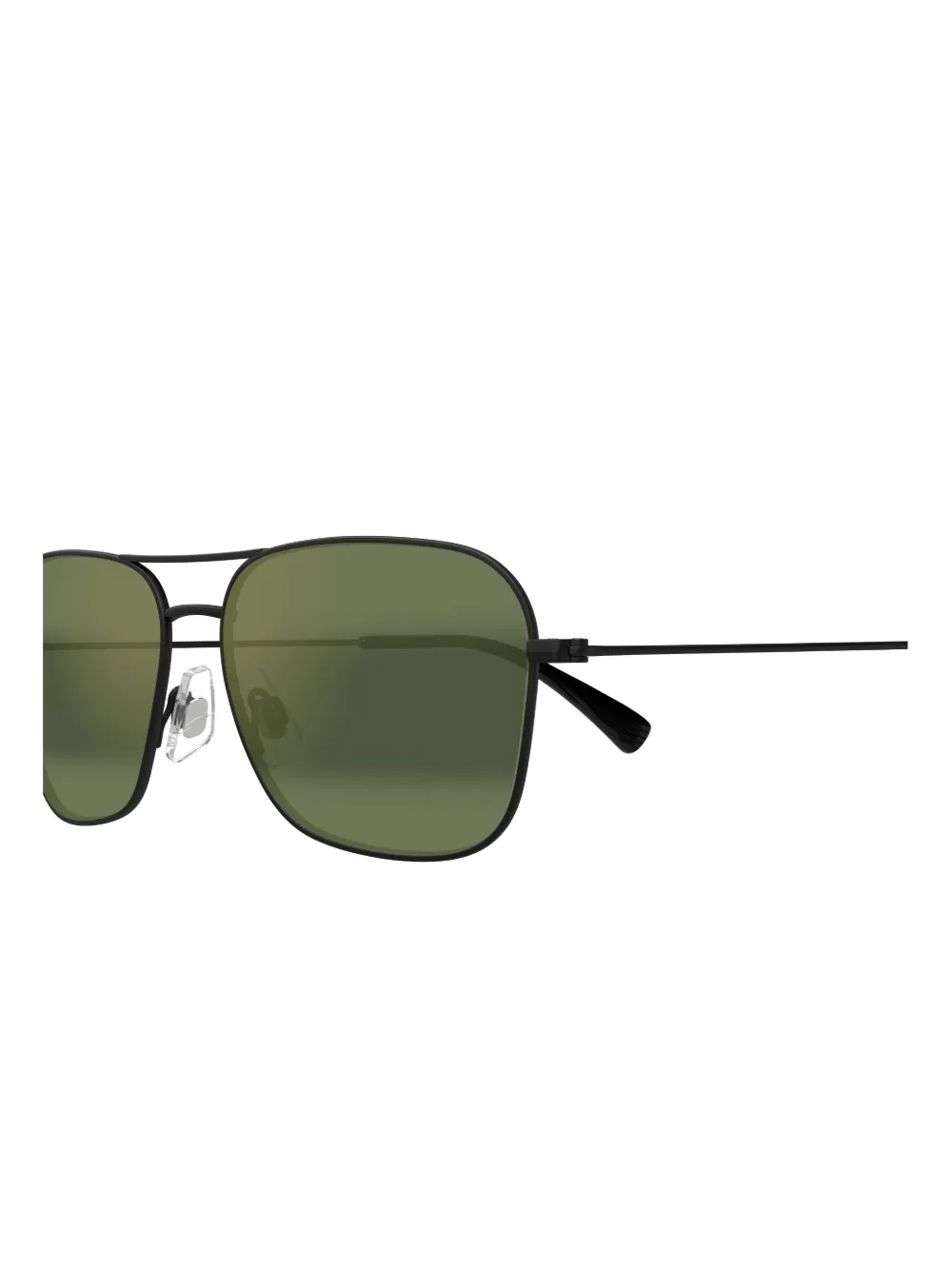 Maui Jim Na auao pilot-frame sunglasses Zwart