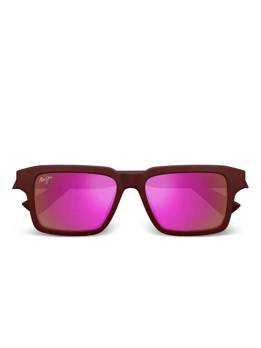 Maui Jim Kahiko square-frame sunglasses Rood