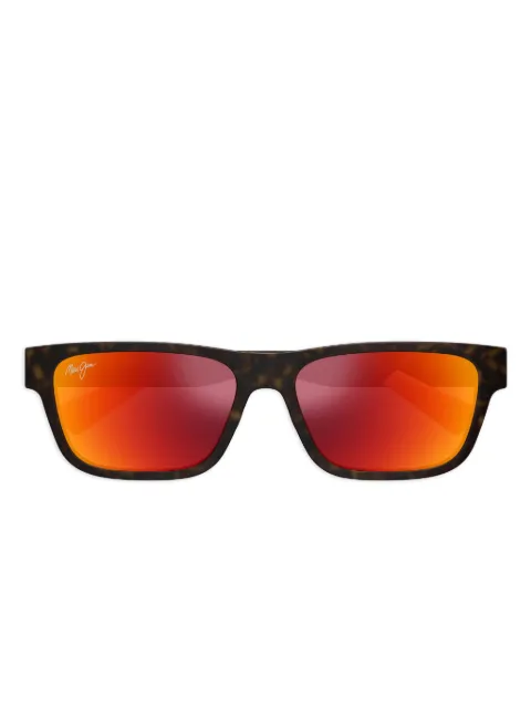 Maui Jim Eckige MJ0628S Sonnenbrille in Schildpattoptik